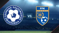 Grecia y Kosovo se enfrentan por las Eliminatorias UEFA.