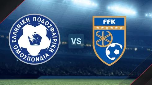 Grecia y Kosovo se enfrentan por las Eliminatorias UEFA.
