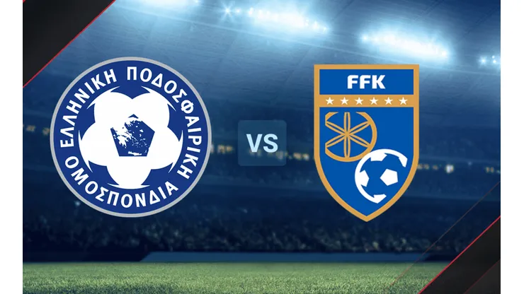 Grecia y Kosovo se enfrentan por las Eliminatorias UEFA.