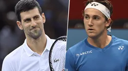 Novak Djokovic vs. Casper Ruud por el ATP Finals. (Fotos: Getty Images).