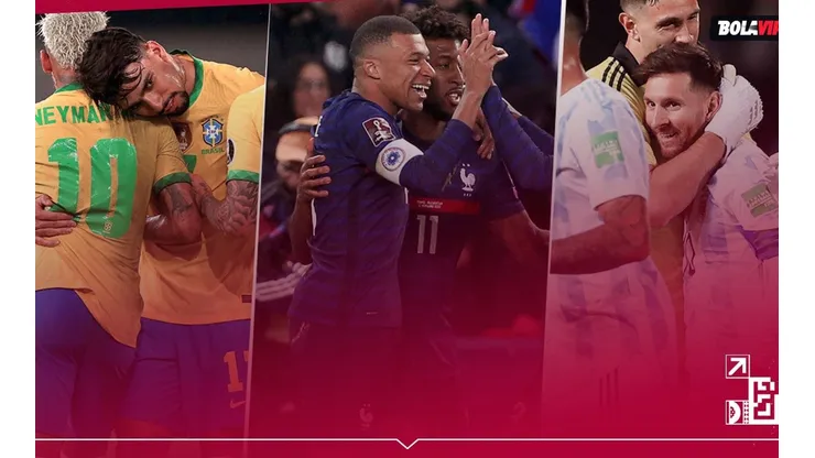 Los clasificados al Mundial de Qatar 2022.