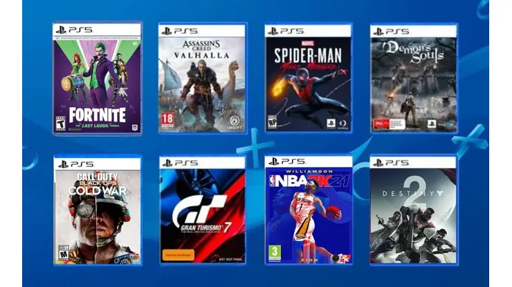 Top Ten: los 10 juegos más jugados en PS5 durante su primer año