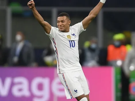 Kylian Mbappé se dejó ver con un tremendo golazo en entrenamiento con Francia