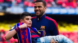 Alves con Barcelona.