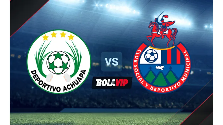 Achauapa vs. Municipal por la Liga Nacional de Guatemala.