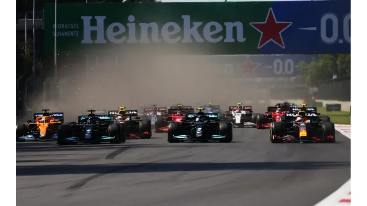 Así fue la largada en México la semana pasada, ¿qué pasará en el Gran Premio de Brasil? (Foto: Getty Images).