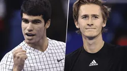 Carlos Alcaraz vs. Sebastián Korda por la FINAL de los Next Gen ATP Finals (Foto: Getty Images).