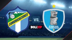 Comunicaciones vs. Cotzumalguapa por la Liga Nacional de Guatemala.