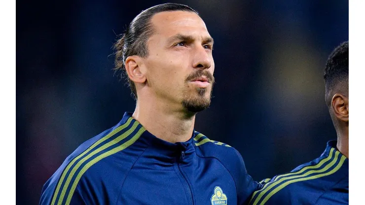 Ibrahimovic en el himno de Suecia.