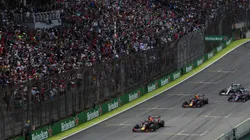 Una vista de las Arquibancadas, característica del Gran Premio de Brasil (Foto: Getty Images).