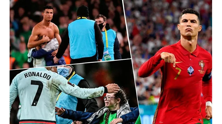 Cristiano y un gesto para aplaudir.