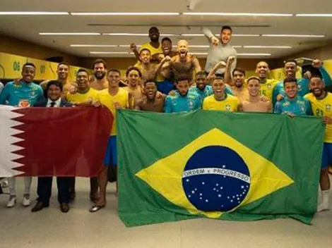 Brasil saluda a Qatar con el gran festejo de los jugadores clasificados