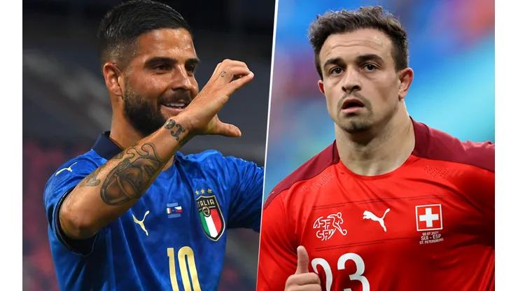 Italia y Suiza se enfrentan por las Eliminatorias UEFA.