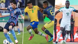 Selecciones de todo el mundo en Eliminatorias.