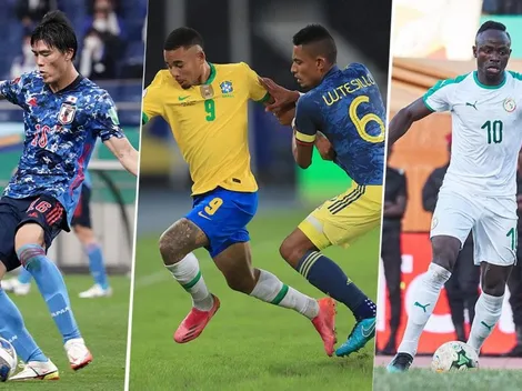 Jueves a puro fútbol de selecciones en diferentes latitudes del mundo