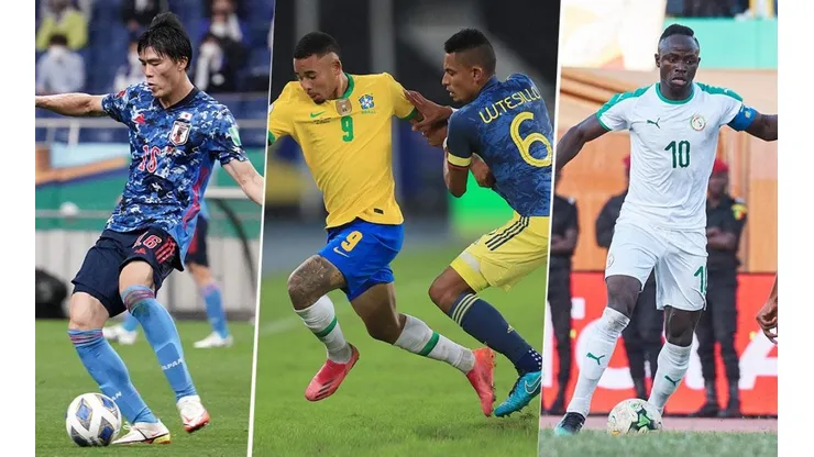 Selecciones de todo el mundo en Eliminatorias.