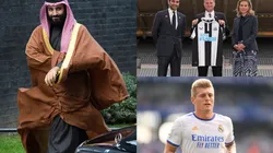 Mohammed Bin Salman, Eddie Howe y Toni Kroos.