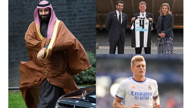 Mohammed Bin Salman, Eddie Howe y Toni Kroos.