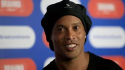 Ronaldinho en un evento durante la Copa América.