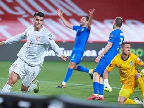 Alineaciones titulares para Grecia vs. España