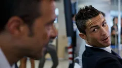 Cristiano Ronaldo y su representante, Jorge Mendes.