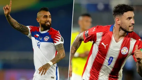 Arturo Vidal y Antonio Sanabria.