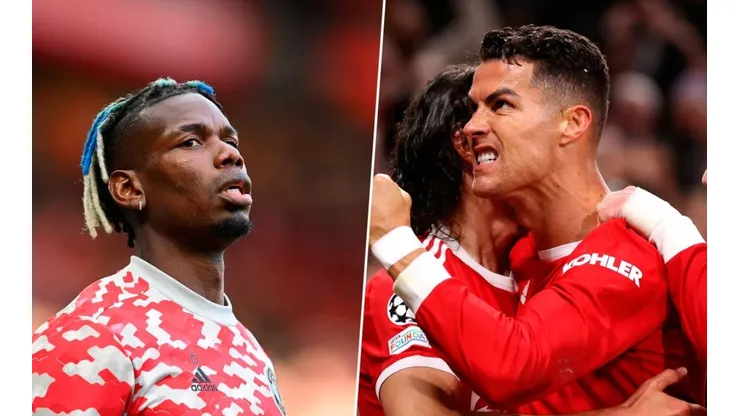 Paul Pogba y Cristiano Ronaldo.