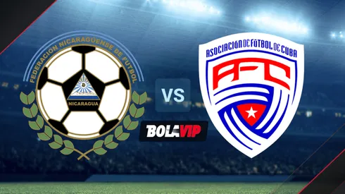 Nicaragua vs. Cuba por un amistoso internacional.