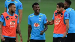 Entrenamiento de Brasil.