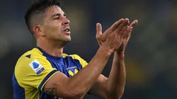 Giovanni Simeone, delantero del Hellas Verona.