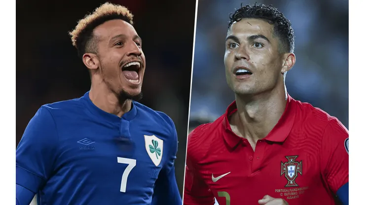 Irlanda y Portugal se enfrentan por las Eliminatorias UEFA.