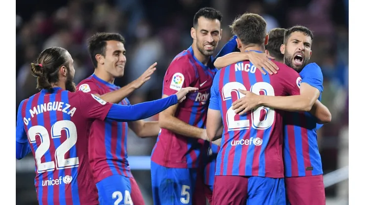 Jugadores del Barcelona.