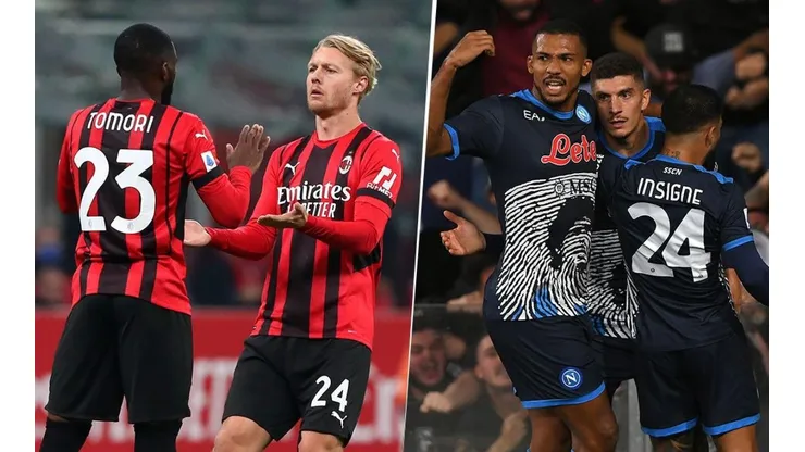 Milan y Napoli, en Italia.