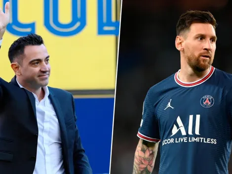 Xavi reveló lo que habló con Messi