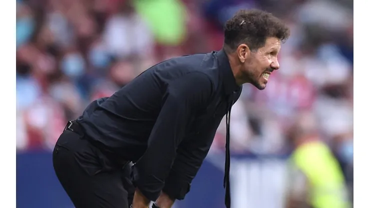 Diego Simeone, entrenador del Atlético de Madrid.