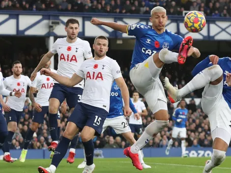 Everton y Tottenham se repartieron los puntos