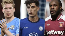 Tabla de posiciones de la Premier League de Inglaterra. (Fotos: Getty Images).