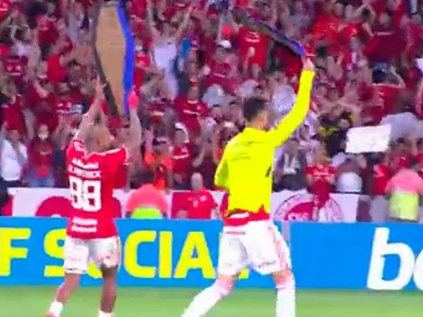 Inter le ganó a Gremio, lo dejó más complicado con el descenso y celebraron con ataúdes