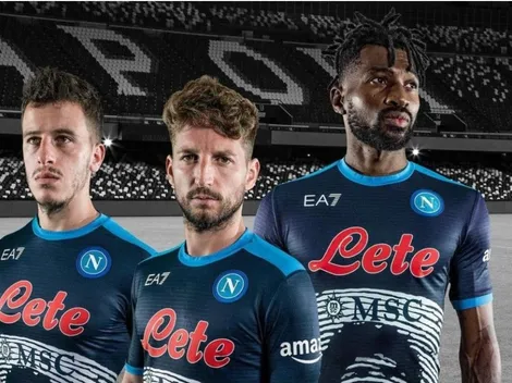La camiseta especial que usará Napoli para recordar a Diego Maradona