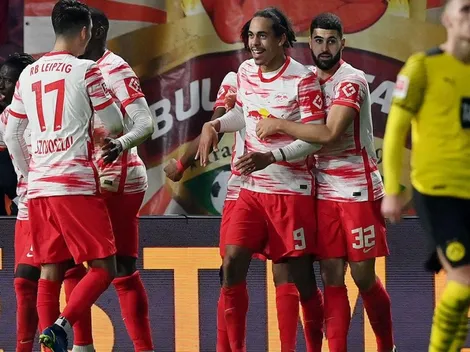 Leipzig venció a Borussia Dortmund y se metió en puestos europeos