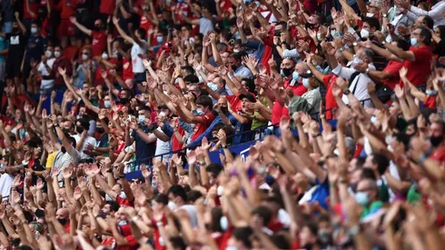 Aficionados del Club Atlético Osasuna.