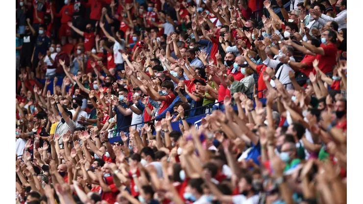 Aficionados del Club Atlético Osasuna.