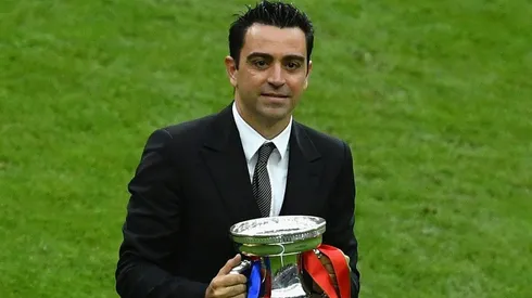 Xavi Hernández, en tiempos de Barcelona.