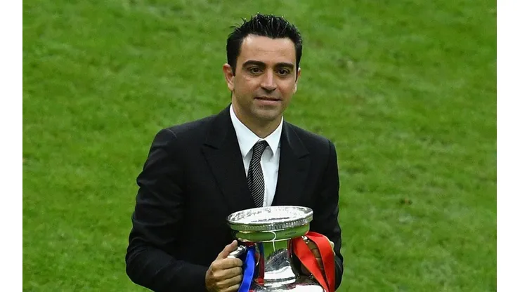 Xavi Hernández, en tiempos de Barcelona.