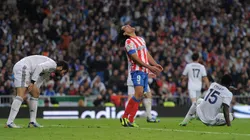 Falcao en Atlético de Madrid contra Real Madrid.