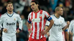 Falcao García frente a Real Madrid.