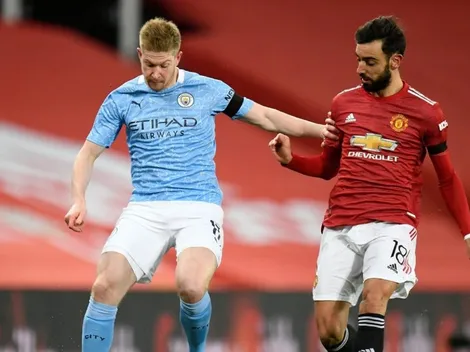 Manchester United vs Manchester City: alineaciones titulares para el clásico