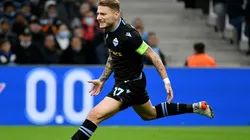 Immobile en festejo de gol.