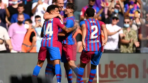 Jugadores del Barcelona.