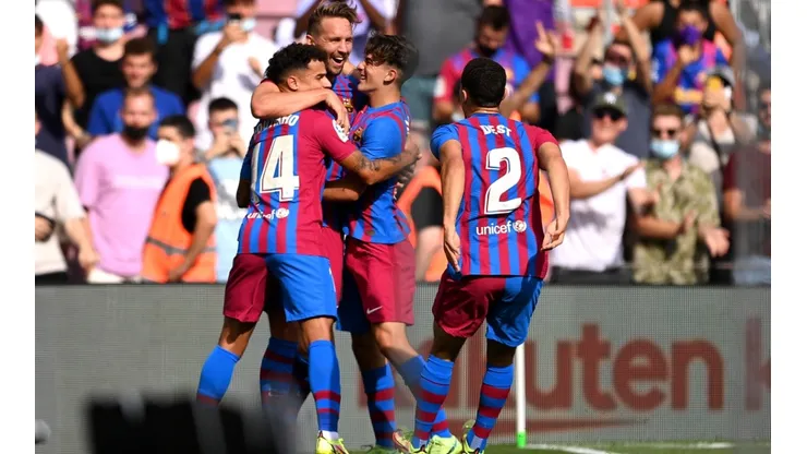Jugadores del Barcelona.